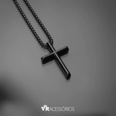 Colar Cruz Black Corrente em Aço Inox 316L na internet
