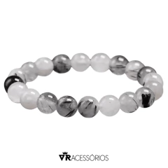 Pulseira Pedra Natural Quartzo Rutilado