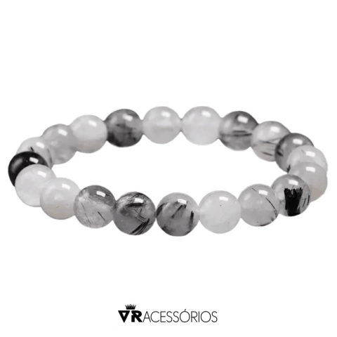 Pulseira Pedra Natural Quartzo Rutilado