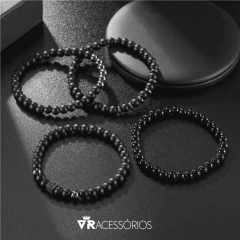 Combo Exclusive em Pedras Naturais Black 6mm - VR Acessórios | Loja online de Acessórios Masculinos