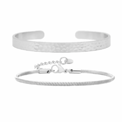 Combo Penton Silver em Aço Inoxidável