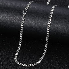 Colar Cuban Silver em Aço Inox 5mm na internet