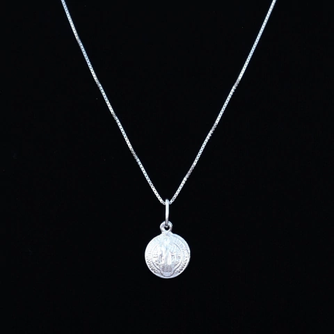 Colar New São Bento em Prata 925