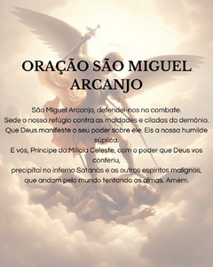 Colar São Miguel Arcanjo Gold Corrente em Aço Inoxidável 316L - VR Acessórios | Loja online de Acessórios Masculinos