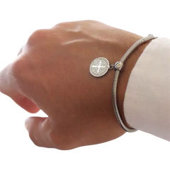 Pulseira São Bento Aço Inoxidável 316L - VR Acessórios | Loja online de Acessórios Masculinos