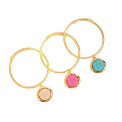 Pulseira Feminina Medalha de São Bento Rosa - VR Acessórios | Loja online de Acessórios Masculinos