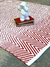 ALFOMBRA ALGODÓN DEGRADÉ ROJA en internet