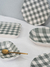 BANDEJA GINGHAM CUADRADA - comprar online
