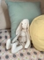 CONEJO DE TELA RAYAS BEIGE - tienda online