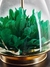LÁMPARA PLUMAS VERDE - comprar online