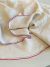 MANTEL REDONDO LINO KATMANDU BEIGE /COSTURA FUCSIA 190 CM en internet