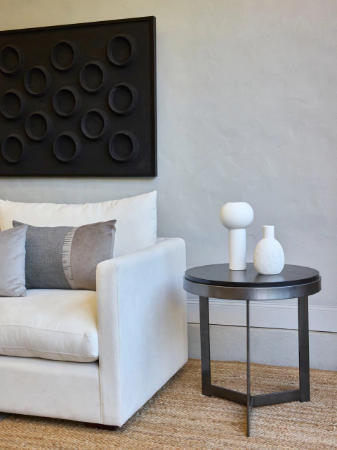 MESA CIRCULAR CON MADERA PARAÍSO PELTRE - comprar online