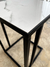 MESA DE ARRIME NEGRA PORCELANATO