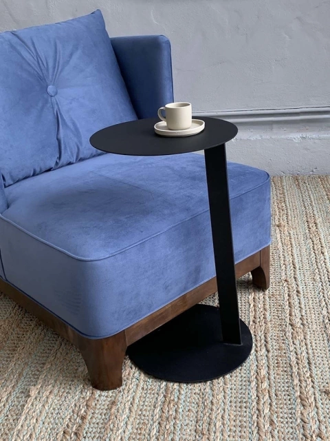 MESA DE ARRIME INCLINADA NEGRA (a pedido)