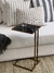 MESA DE ARRIME DORADO CON NEGRO - comprar online