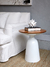 MESA OTTO BLANCA TAPA MADERA