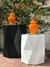 MESA PUFF ORIGAMI BLANCO - Salazar Casa