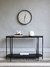 RELOJ DE PARED METAL NEGRO 50 CM en internet
