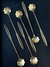 SET REVOLVEDOR FLOR DE 6 CUCHARAS DORADO