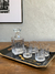 SET 4 VASOS DE WHISKY Y BOTELLÓN FLAMES - comprar online