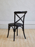 SILLA CROSS ANTIQUE NEGRA - tienda online