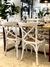 SILLA CROSS ANTIQUE BLANCA - tienda online