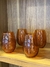VASOS BOMBES NARANJAS (Set x 4)