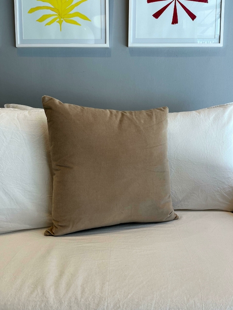 ALMOHADÓN PANA BEIGE CLARO (a pedido) - comprar online