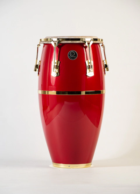 CONGA 11" 3/4 FIBERGLASS ROJA/ORO