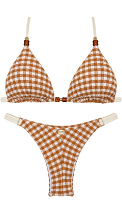 BIQUÍNI FIO DUPLO XADREZ SARAH - comprar online