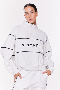BUZO BOXY VIVOS OFF WHITE WOMEN - comprar online