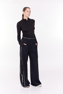 PANTALON WIDE LEG VIVOS BLACK - CLAN
