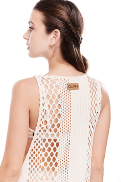 VESTIDO CROCHET ENCANTO CRUDO - comprar online
