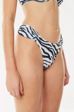 CULOTELESS CON FRUNCE ZEBRA