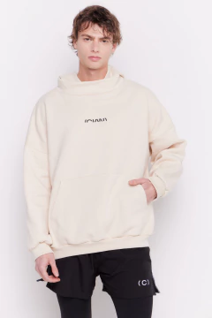 BUZO OVER ORIGIN RAW MEN BEIGE - comprar online