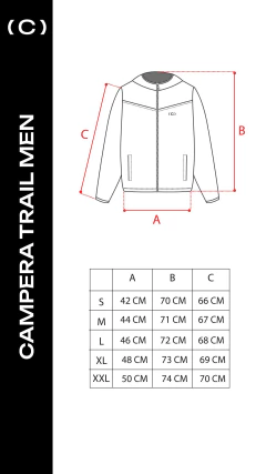 CAMPERA TRAIL MEN BLACK - tienda online