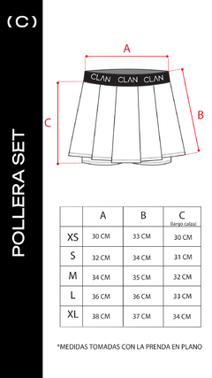 POLLERA SET POINT NAUTIC - CLAN