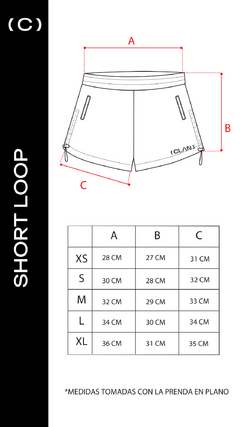 SHORT LOOP BLACK - tienda online