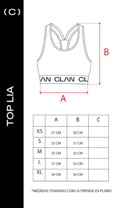TOP LIA CLAN ORIGIN ROSA LAVANDA - CLAN