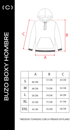 BUZO BOXY GREY MEN - CLAN