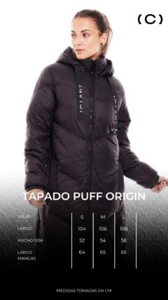 TAPADO PUFF ORIGIN BLACK - tienda online