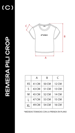 REMERA PILI CROP CLAN ORIGIN BLACK - CLAN