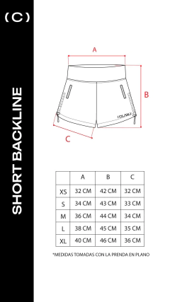 Imagen de SHORT BACKLINE BLACK