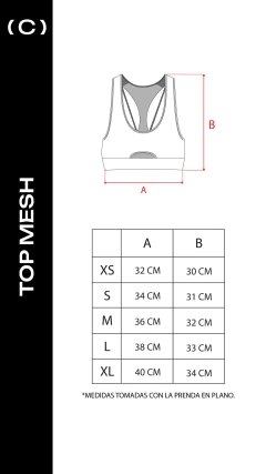 TOP MESH BLACK - CLAN