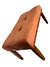 Puff banco 80/45 cm veludo terracota
