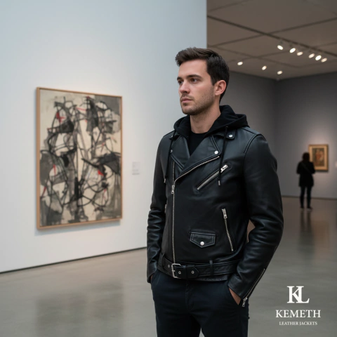 Chaqueta Cuero Hombre Estilo Chamarra Rebelion Capota KL - comprar online