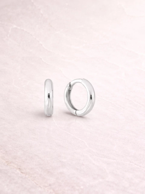 Argola Lisa Clique 6mm - 7mm - 9mm - Prata 925 - comprar online