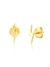 Brinco Raio Prata com banho de Ouro 925 - CL COLLECTION
