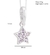 Pingente Estrela Cravejada Prata 925 - CL COLLECTION