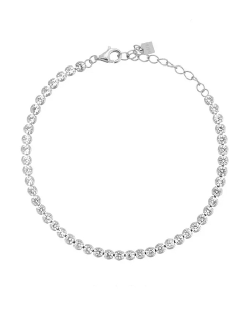 Pulseira Riviera Cravação Inglesa Prata 925
